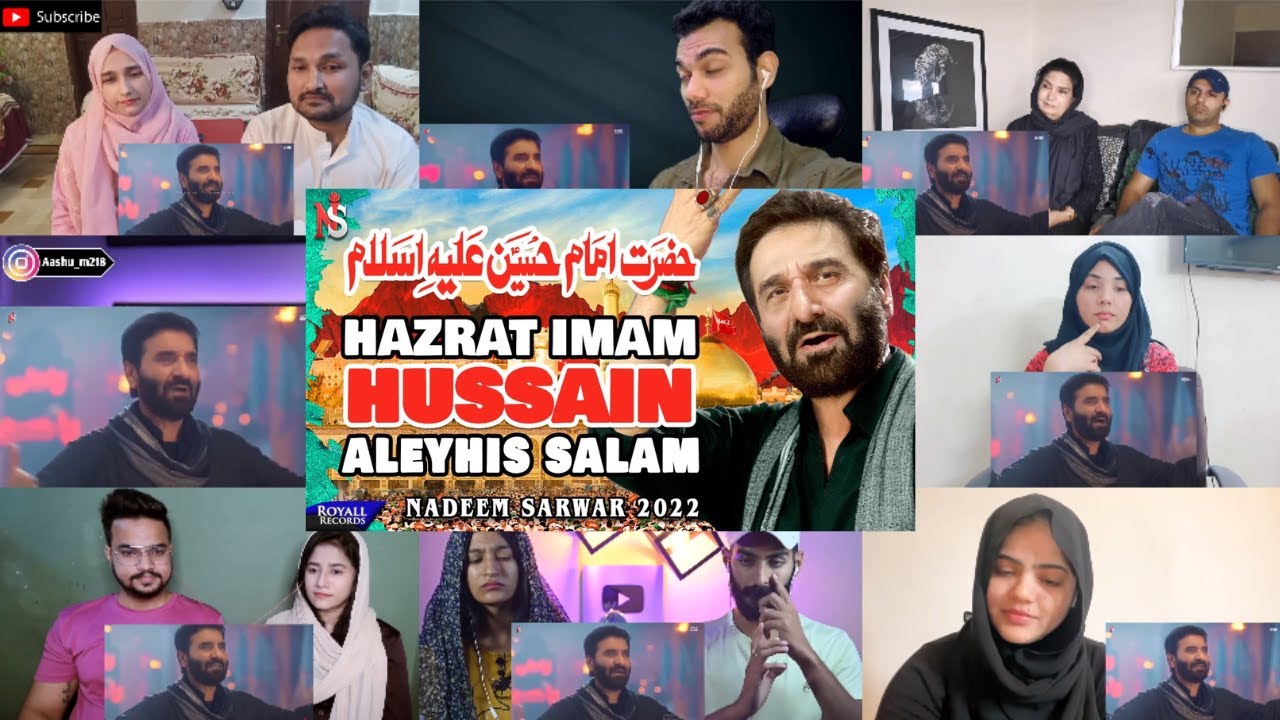 Reaction to Hazrat Imam Hussain AS | Nadeem Sarwar | Hazrat Imam Hussain AS | PeaceTV