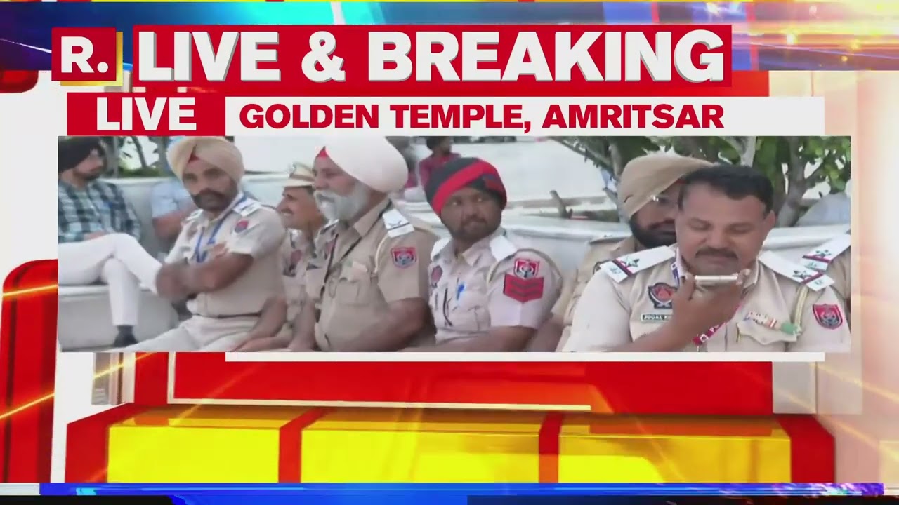 Amritpal Singh On The Run: Heavy Security Outside Golden Temple, Amritsar