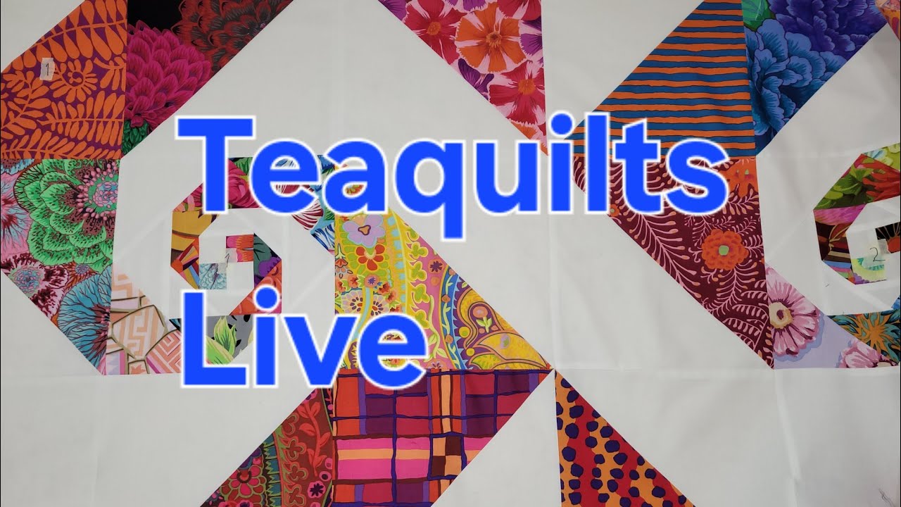 Teaquilts Live Sew & Chat 1-24-26 Completing Snail's Trail Blocks