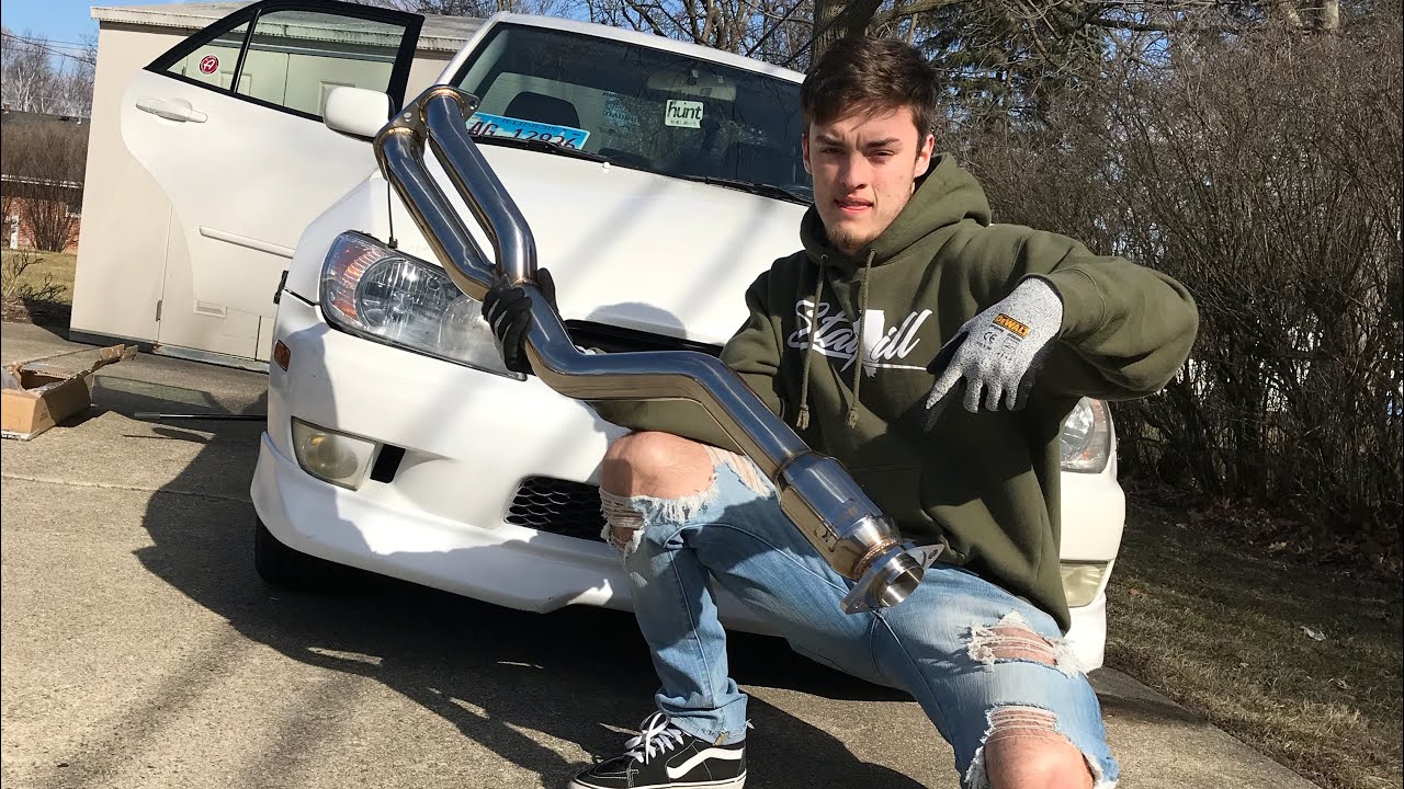 lexus is300 midpipe install