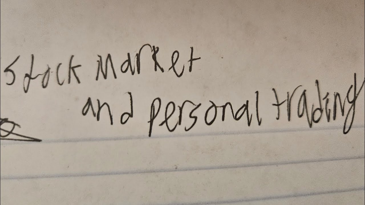 B.Y. Talking: The Stock Market and Personal Trading