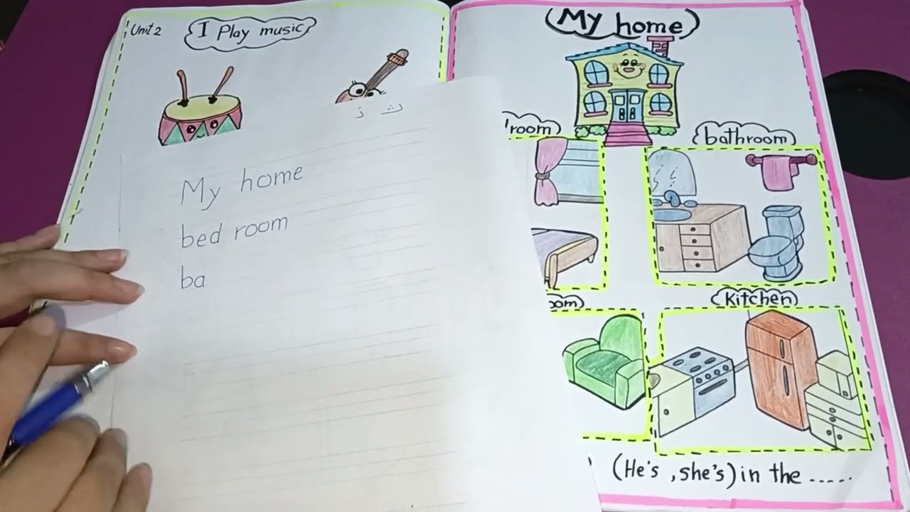 كونكت كي جي 2 My home  ازاى هنحفظ الكلمات الصعبة اوى دى 😦
