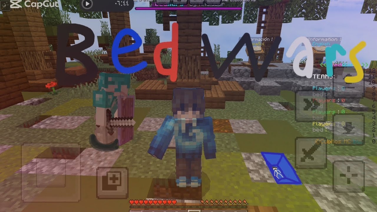 انا وا لورين قاعدين نلعب bedwars الشخصيه الجديده