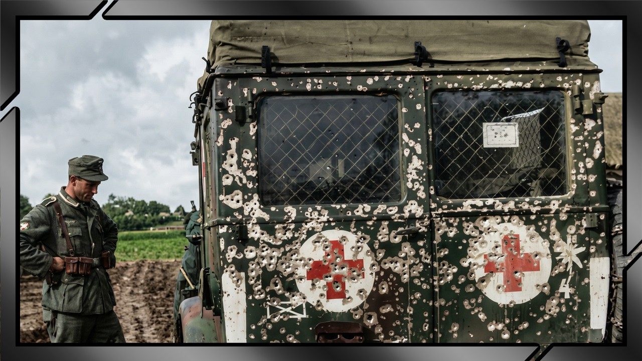 Die Alliierten jagten unsere Krankenwagen. Die Landung in der Normandie. Der D-Day.