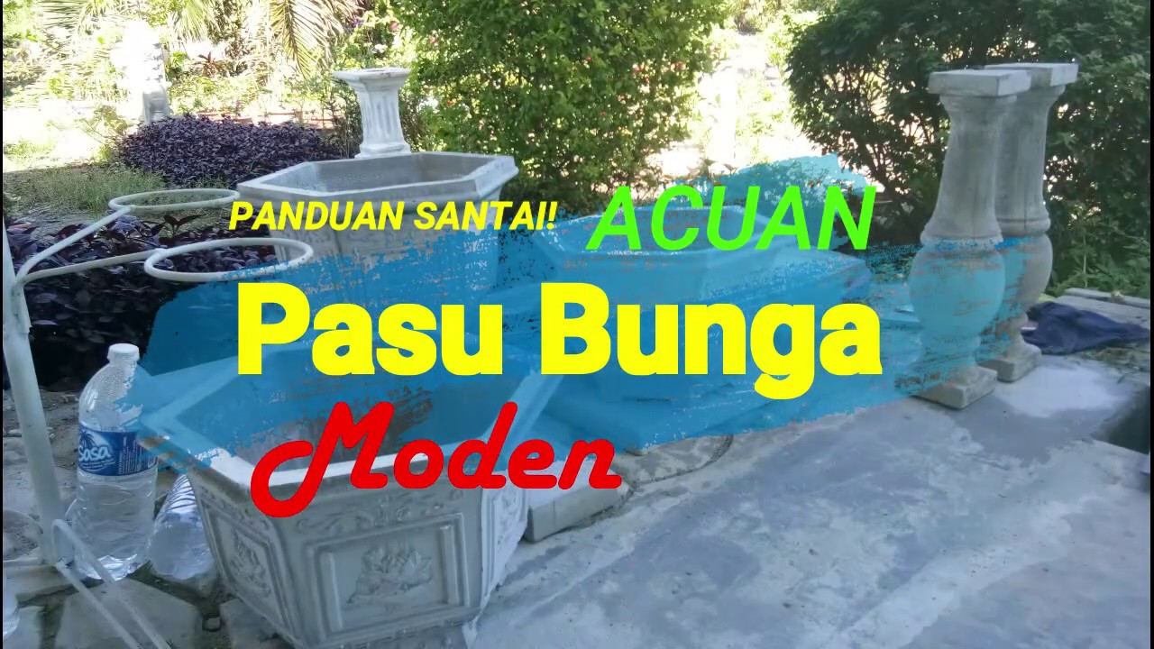 Flower Pot Mold Part 1 / Acuan (Cetakan)  Pasu Bunga Part 1