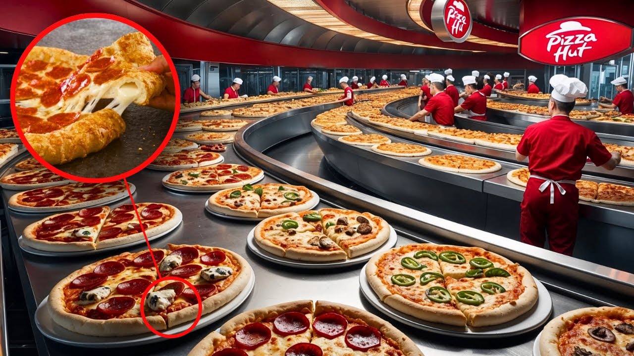 How Pizza Hut Stuffed Crust Is Made