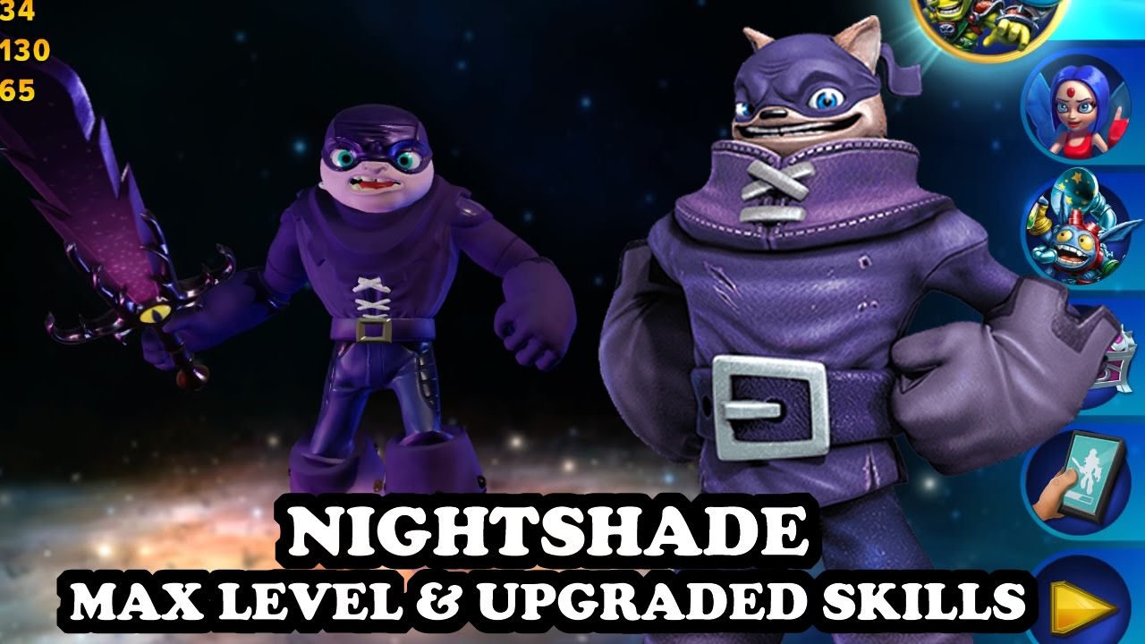 Skylanders Imaginators - Nightshade (SENSEI) MAX LEVEL & UPGRADED SKILLS - GAMEPLAY