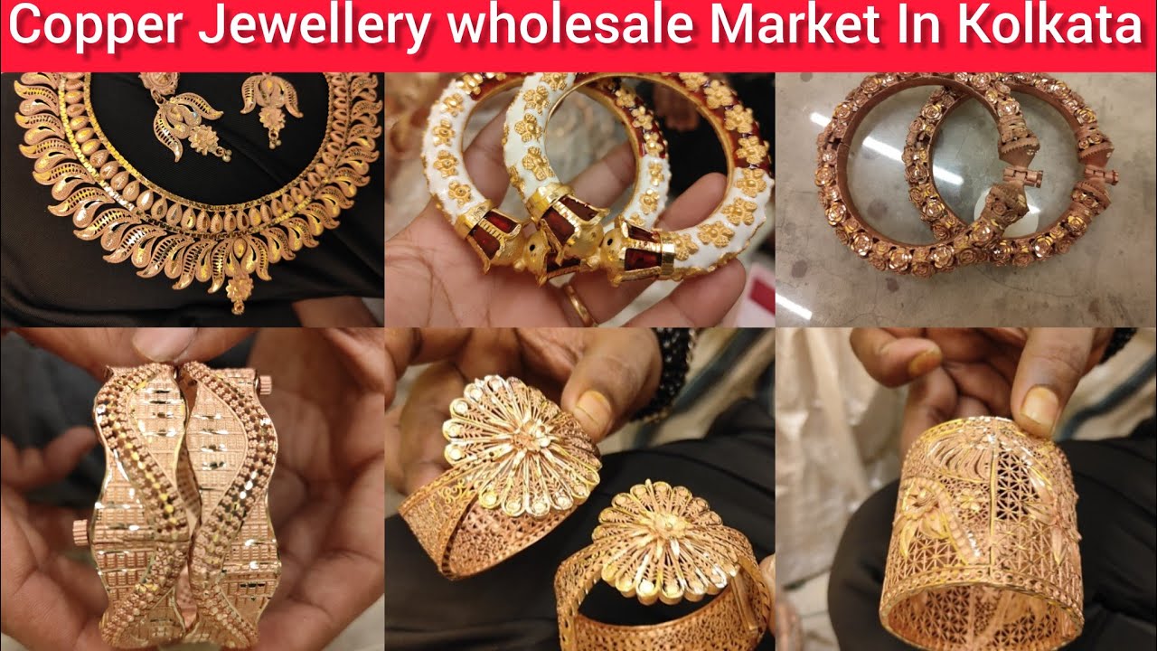 Exotic Gold Polish Copper Ornaments/Wholesale & Retail Copper Jewellery Collection kolkata 🙏