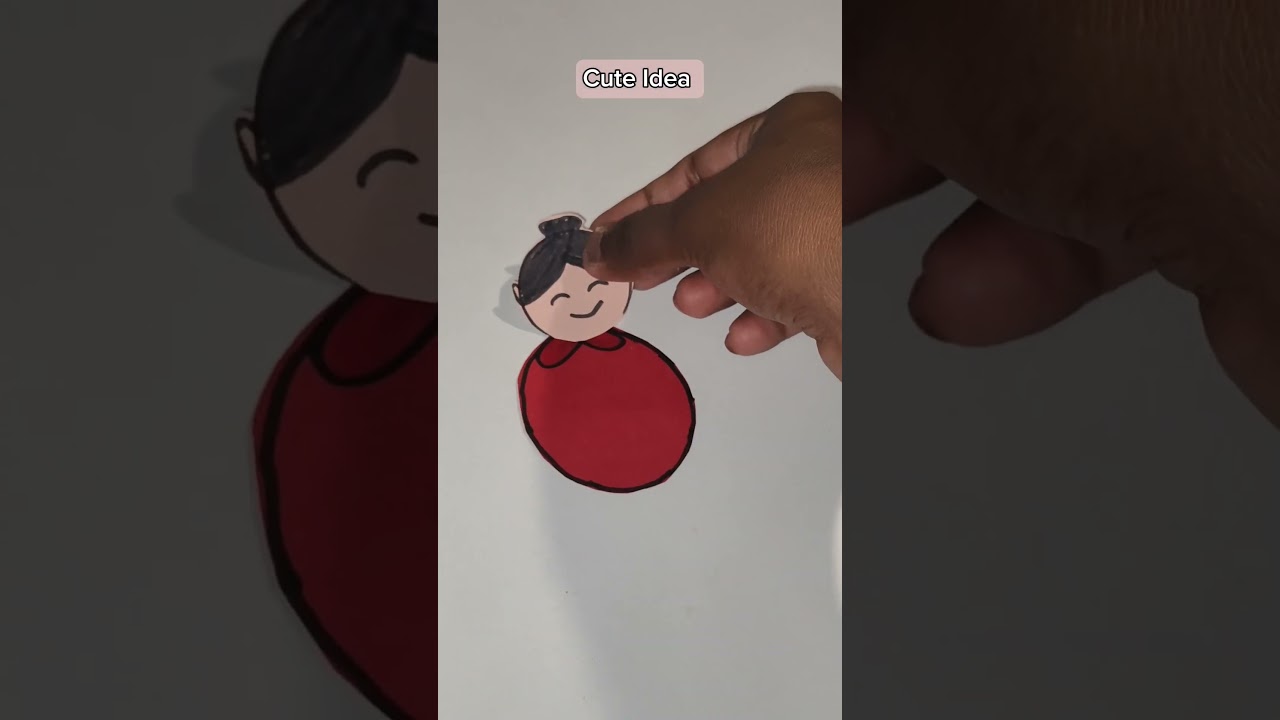 Easy Rolling Doll #shorts #diy #crafts #trending  #youtubeshorts #viral