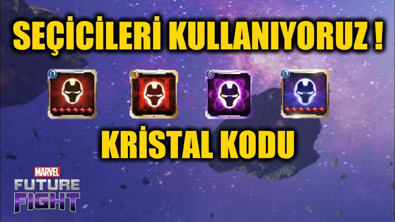 SEÇİCİLERİ KULLANIYORUZ ! - Kristal Çekilişi - Marvel Future Fight