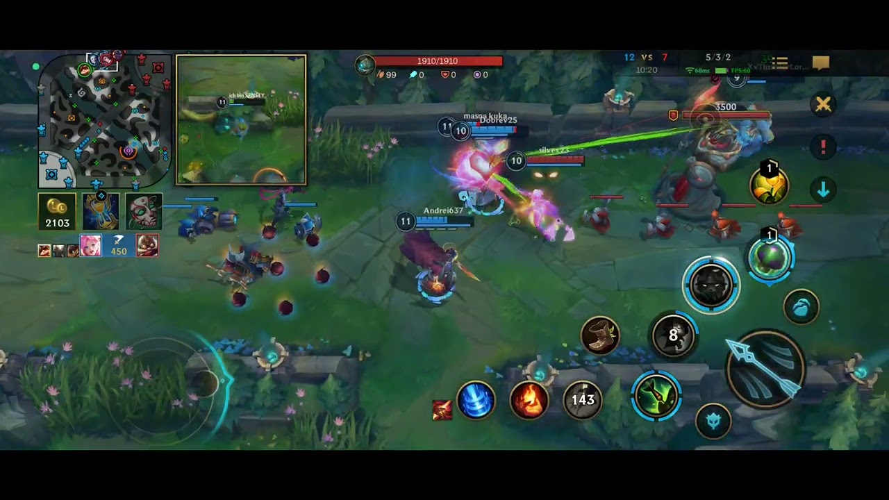 Wild Rift Rakibi Kanser Eden Teemo Özlemişim Gerçekten Full Ap Teemo LoL Mobile