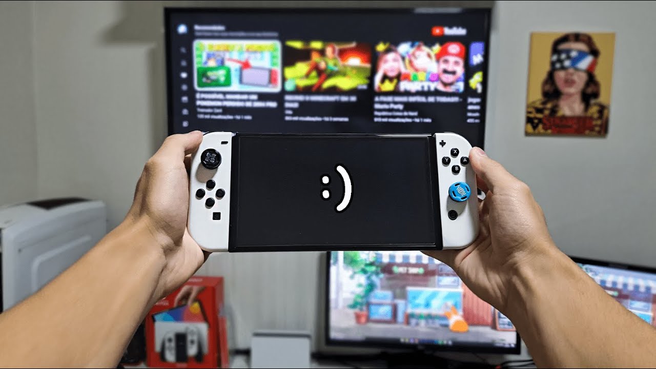 Meu dia a dia com o Nintendo Switch.