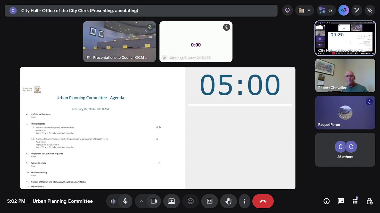 February 09, 2026 - Urban Planning Committee