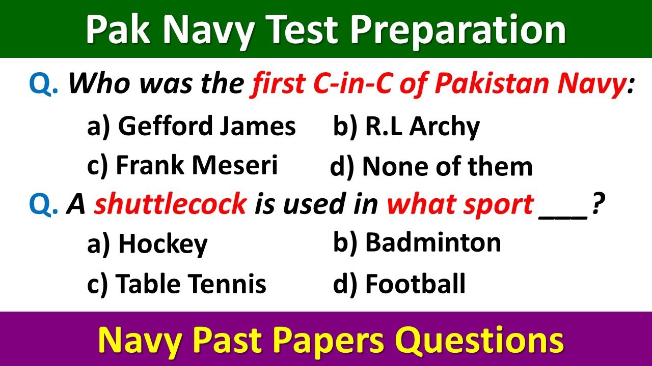 Pak Navy Test Preparation 2023 | Navy Test Preparation | Pak Navy Past Papers 2023 | Navy Test Mcqs