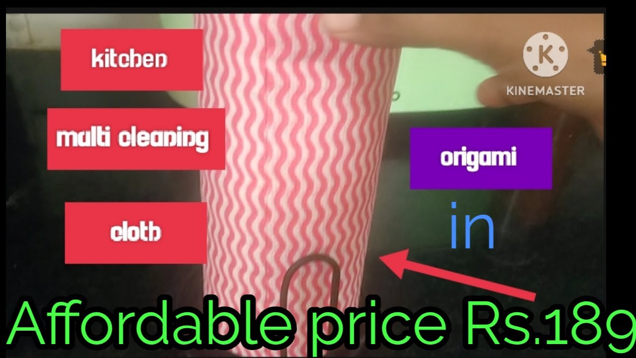 Origami kitchen multi purpose c leaning cloth in affordable price/ cleaning tools