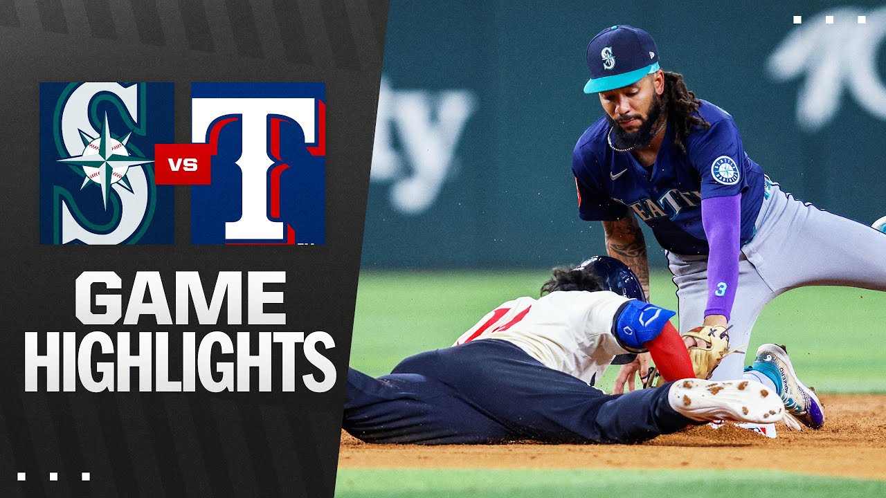 Mariners vs. Rangers Game Highlights (6/27/25) | MLB Highlights