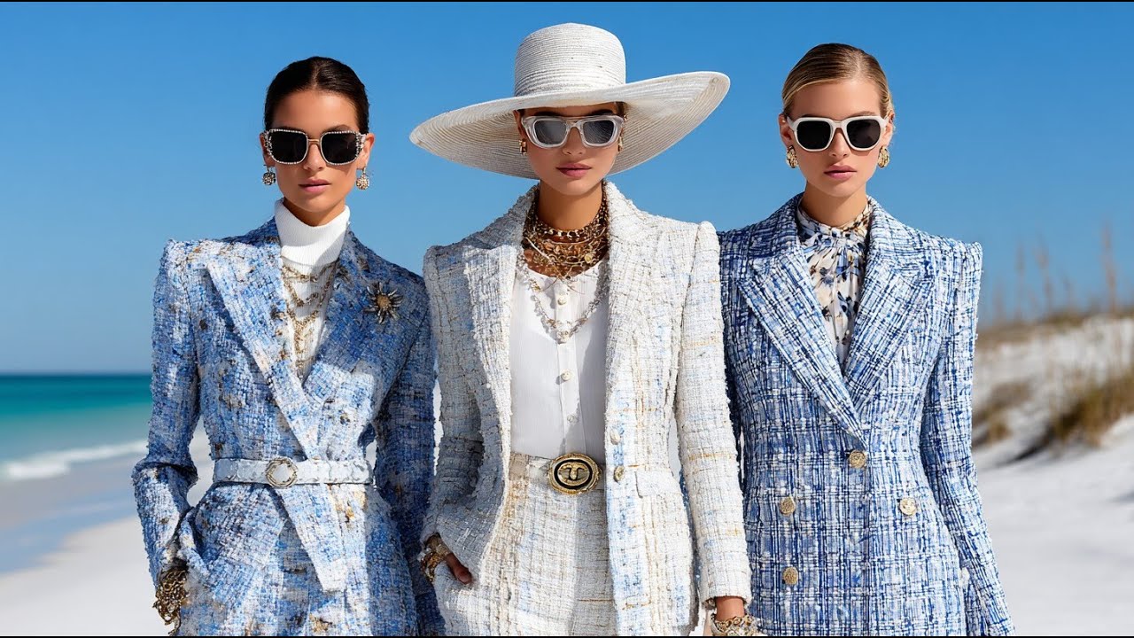CHANEL 2026/27 | Небесно-голубой и нежно-бежевый – изысканные идеи в стиле прибрежного шика