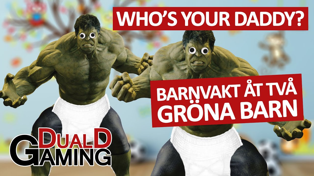 BARNVAKT ÅT TVÅ GRÖNA BARN! | Who's Your Daddy med Jnx