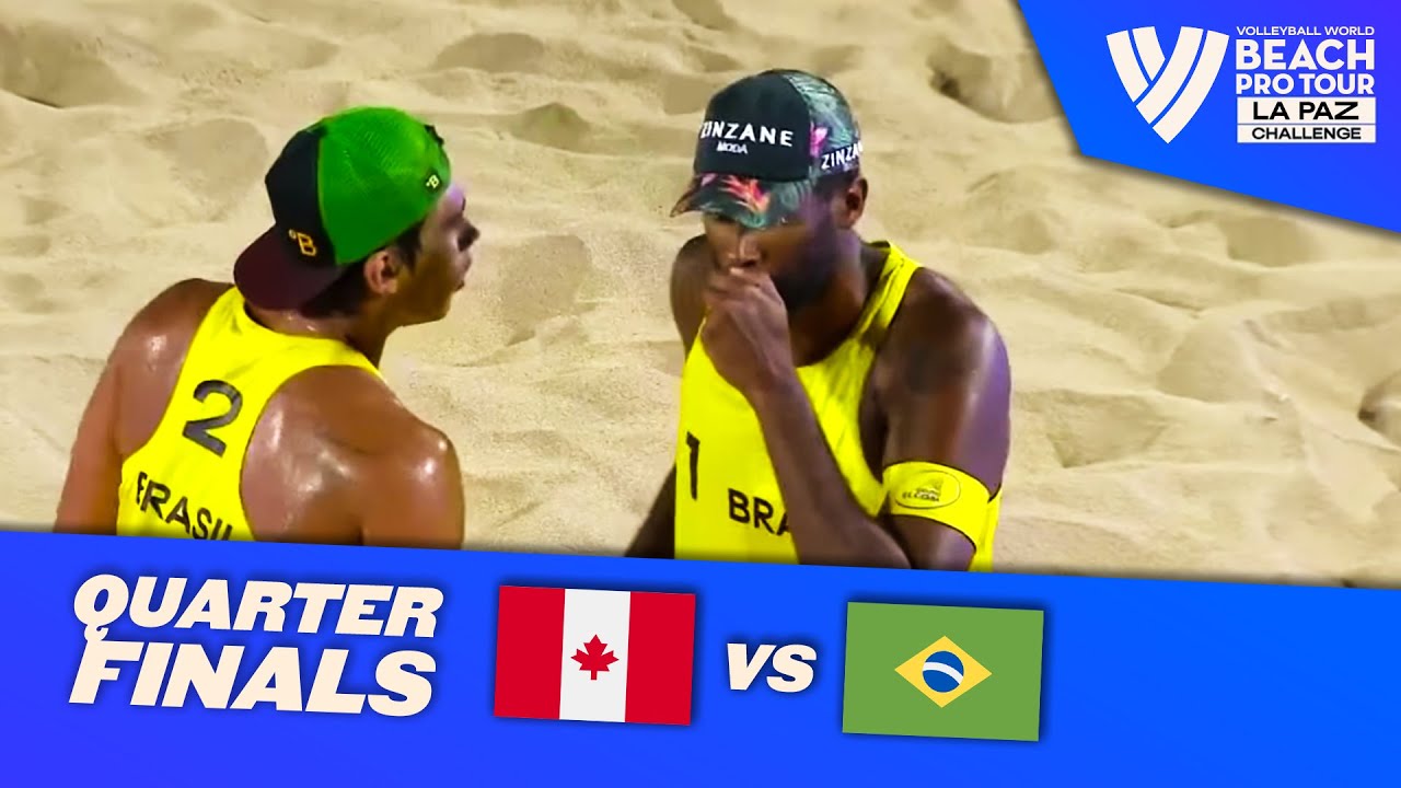Schachter/Dearing vs. Evandro/Arthur - Quarter-Finals Highlights La Paz 2023 #BeachProTour