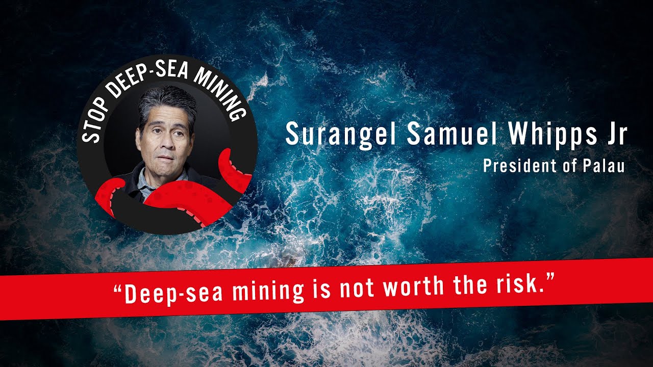 President Whipps Jr. of Palau: Deep-sea mining is not worth the risk. – an EJF film