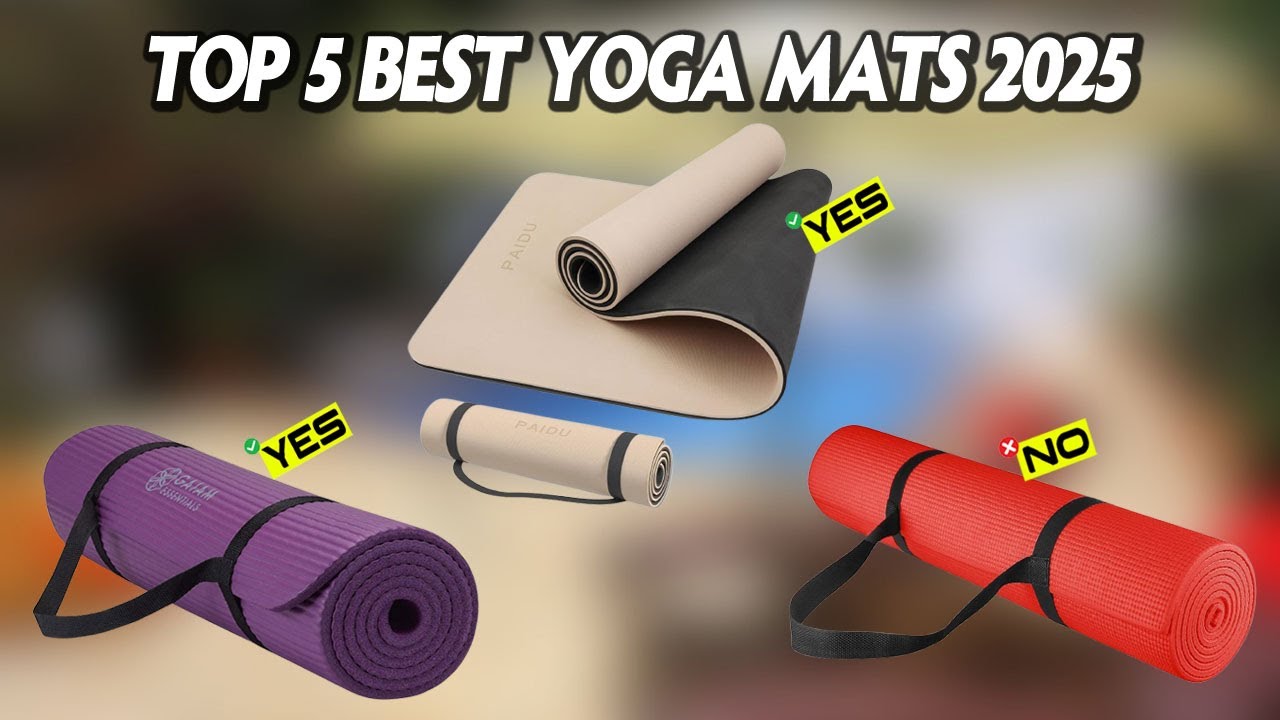 Top 5 Best Yoga Mats 2025 🏆 DON'T Buy a Yoga Mat Until You See This!