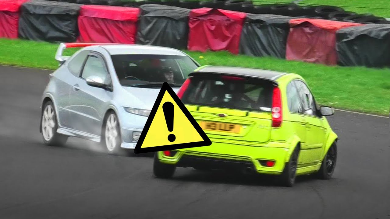 Biggest CLOSE CALL! - Fiesta Almost WIPED OUT by Type-R after Spin!