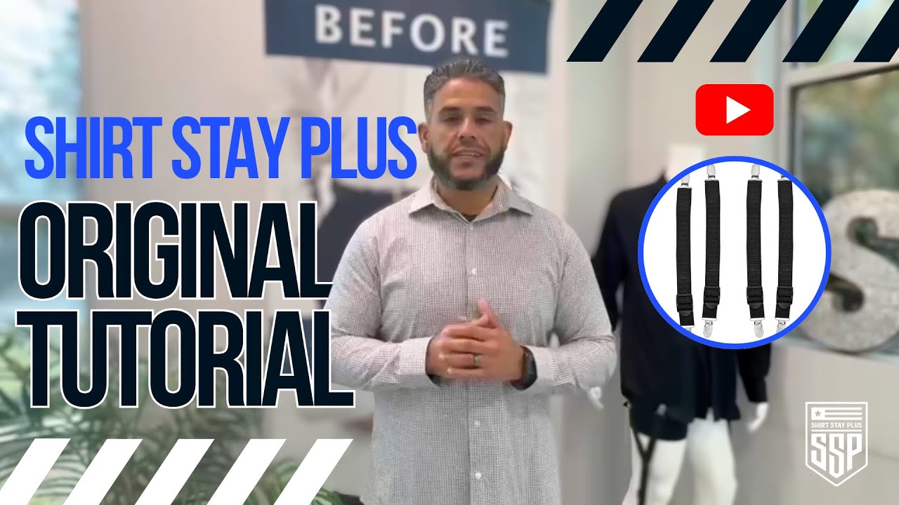 How to Use Our Original Style Stirrup Shirt Stays