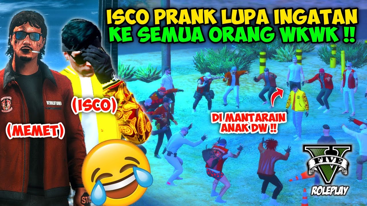 ISCO LUPA INGATAN !! MEMET BINGUNG SAMPAI DI MANTARIN DUKUN ANAK D'WARRIORS WKWK !! GTA V ROLEPLAY
