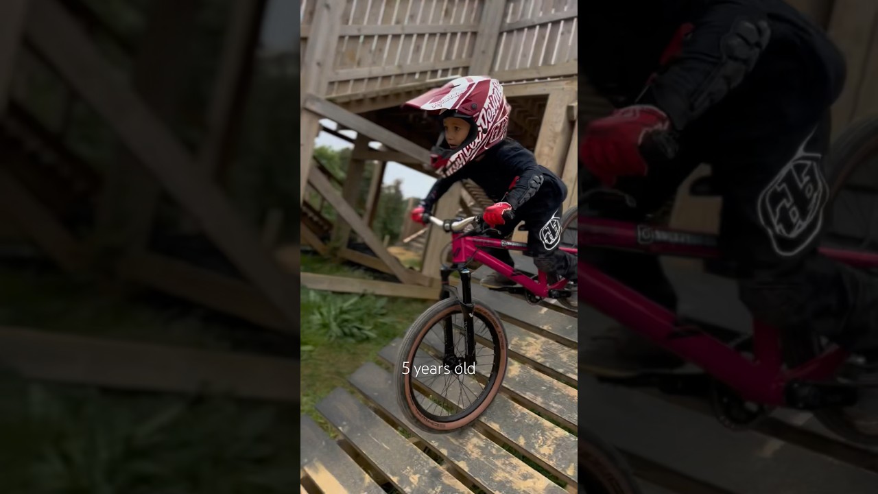 Rock Drop Gap Jump at 5 years old!