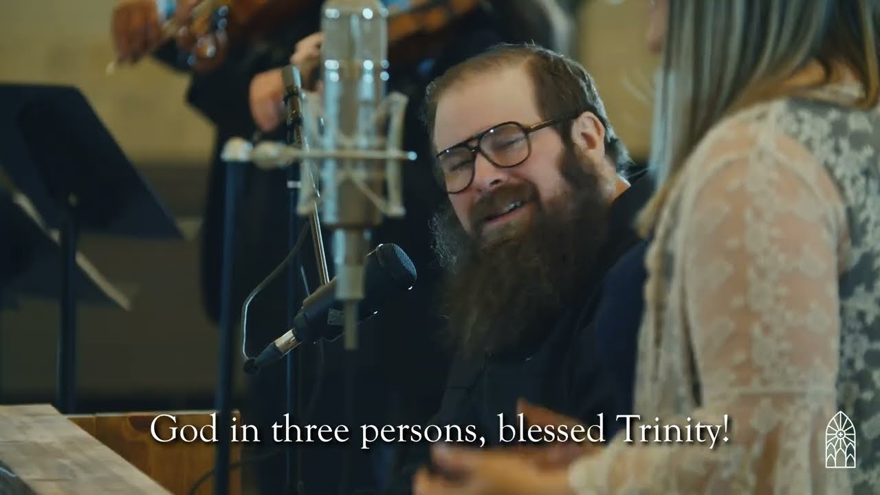 Holy, Holy, Holy (Lyric Video) - Catholic Music Initiative - Dave Moore, Lauren Moore