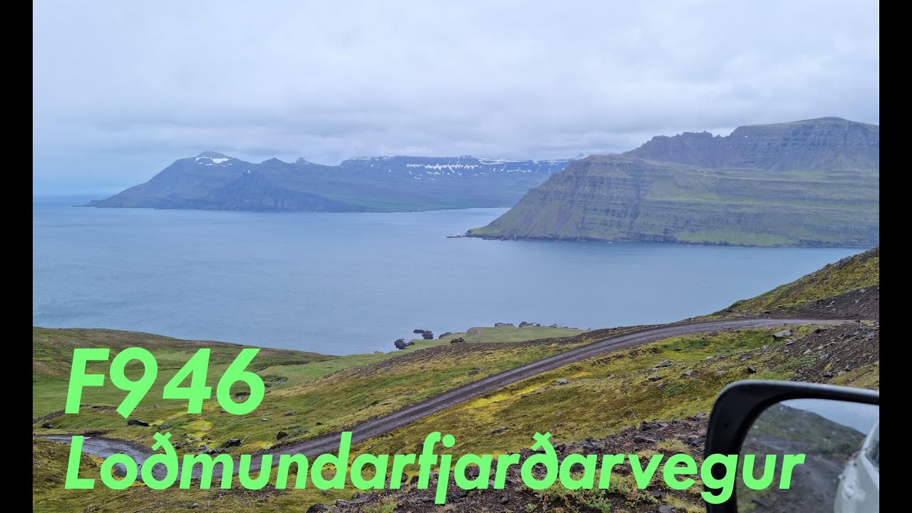 F946 in Borgarfjörður Eystri (full drive), F-roads Iceland 4K