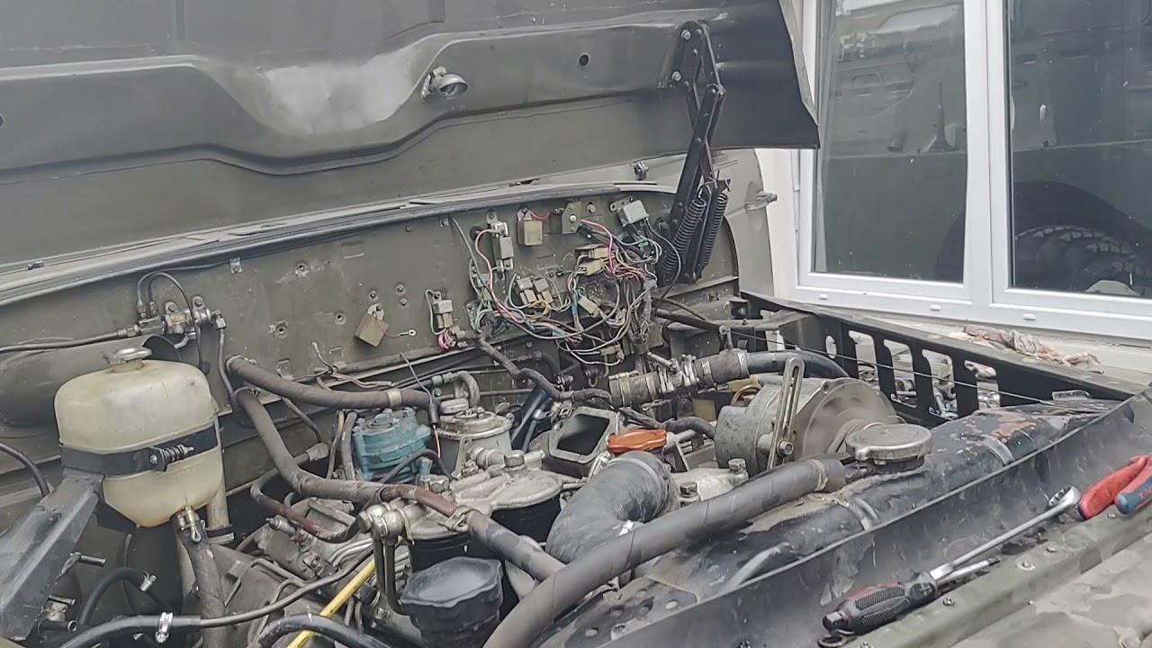 URAL-4320 engine test