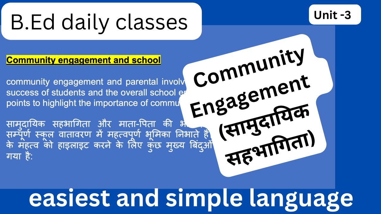Community Engagement & School / Work Education & Nai Talim class -10