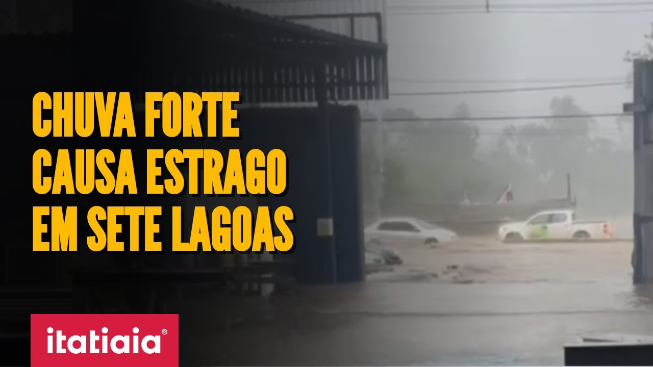 CHUVA FORTE CAUSA ENCHENTE EM SETE LAGOAS