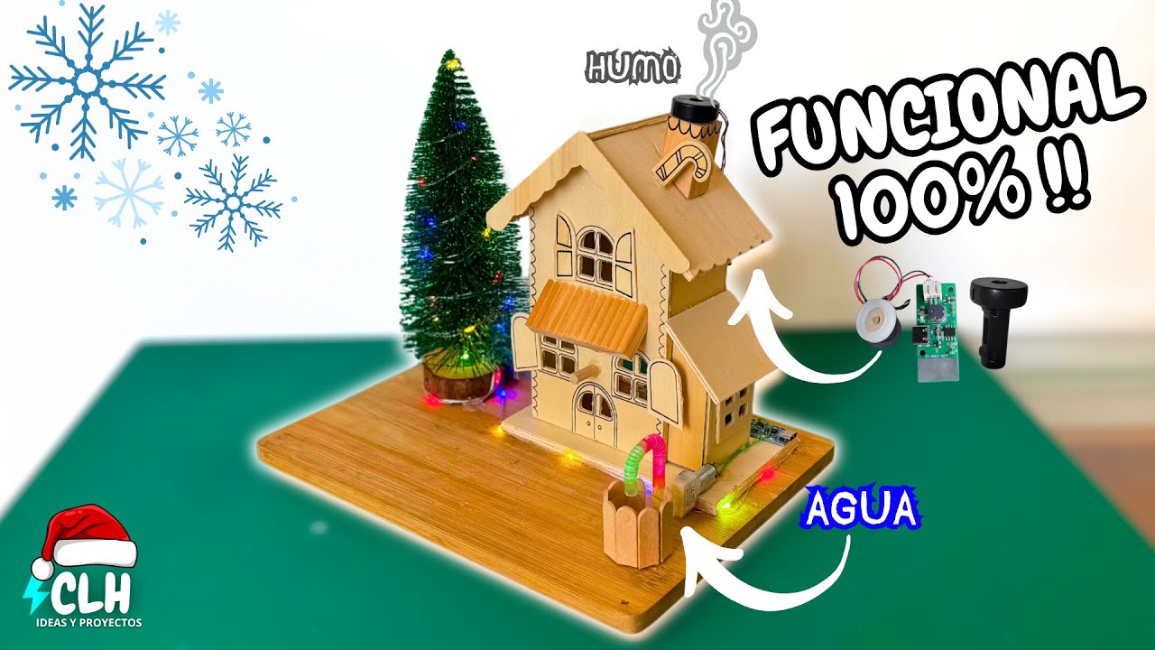 C&oacute;mo Hacer Una MAQUETA NAVIDE&Ntilde;A Realista ⚡ DIY CLH