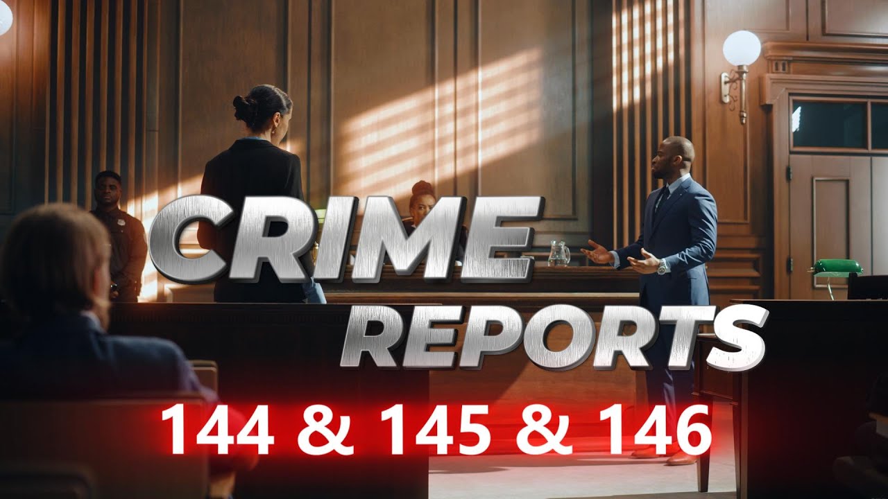 CRIME REPORTS - 144 & 145 & 146 || 1st JANUARY 2025 || DIAMOND TV & WAHONG RADIO