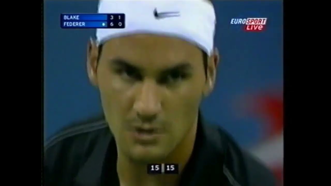 US Open 2003 R3 - R.Federer vs J.Blake Highlights