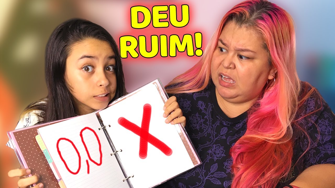 MINHA MÃE REAGINDO AO MEU FICHÁRIO NO COMEÇO DO ANO - MATERIAL ESCOLAR | COISAS DA LUNA
