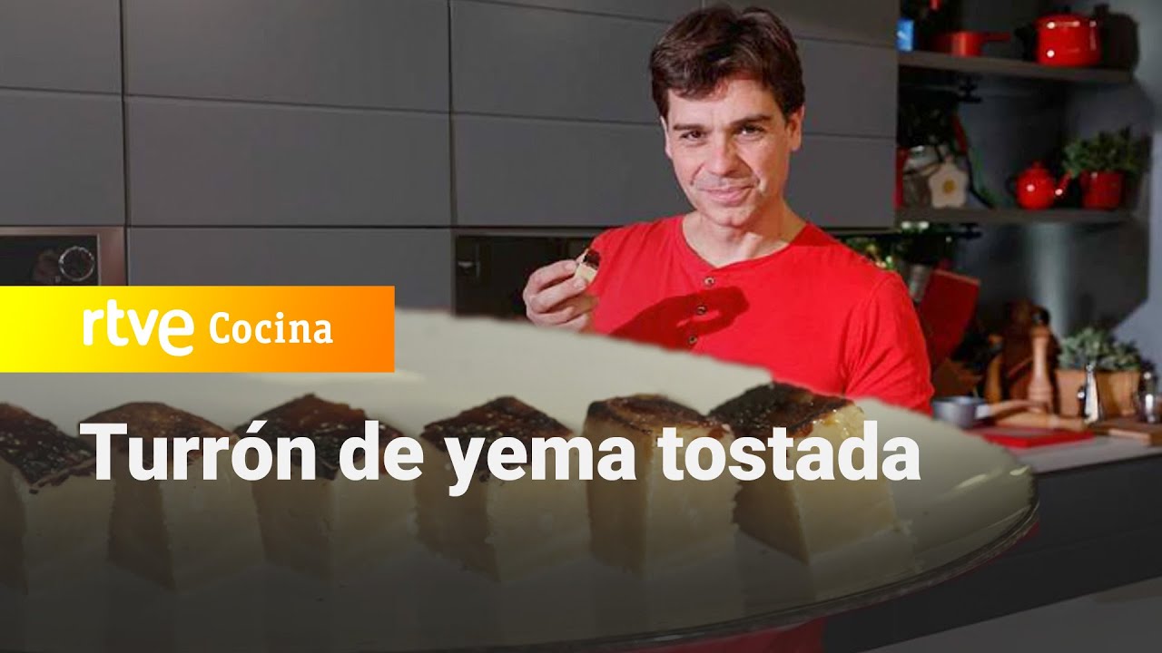 Receta de turr&oacute;n de yema tostada  - Sergio Cocina | RTVE Cocina