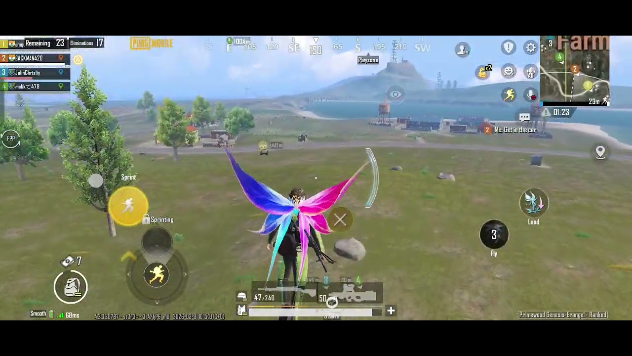 PUBG mobile game play ⏯️