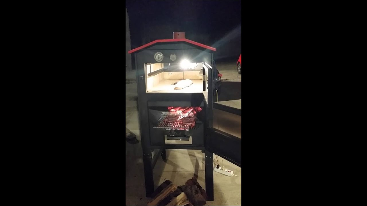 forno a legna ventilato con girarrosto by bazar nuele