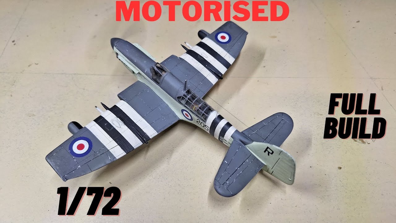 Motorised Fairey Firefly from Special Hobby  1/72 full How To