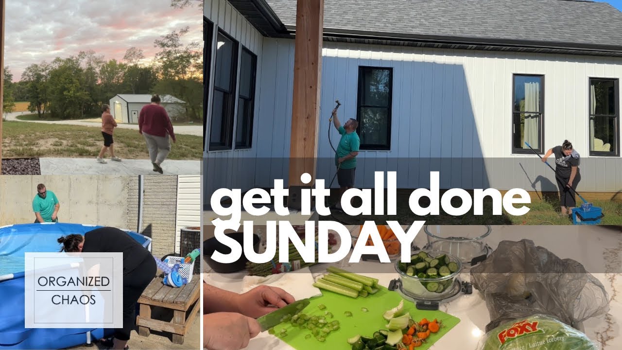 GET IT ALL DONE SUNDAY / PROCRASTINATION / CLEANING MOTIVATION