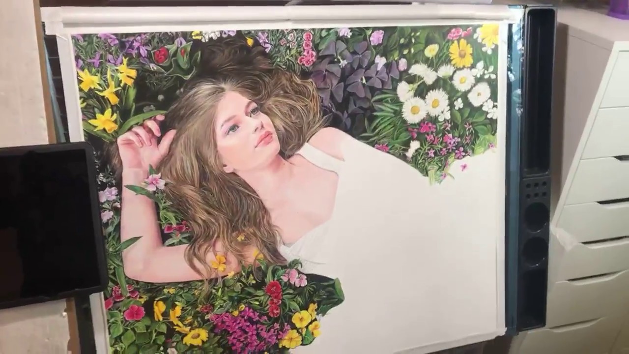 Drawing Flowers and Greenery by Wendy Layne