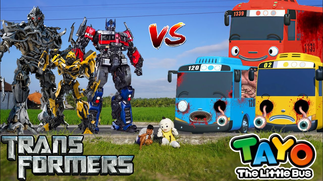 TRUWANSFIOURMWERS VS BUS TAYO?!