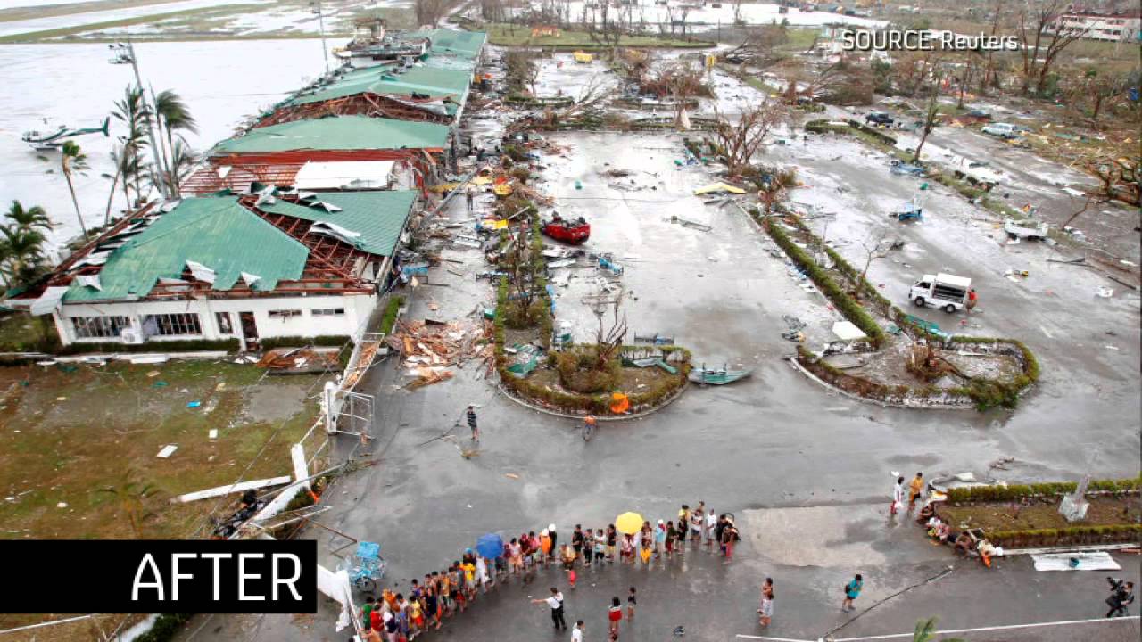Tacloban Airport - before / after