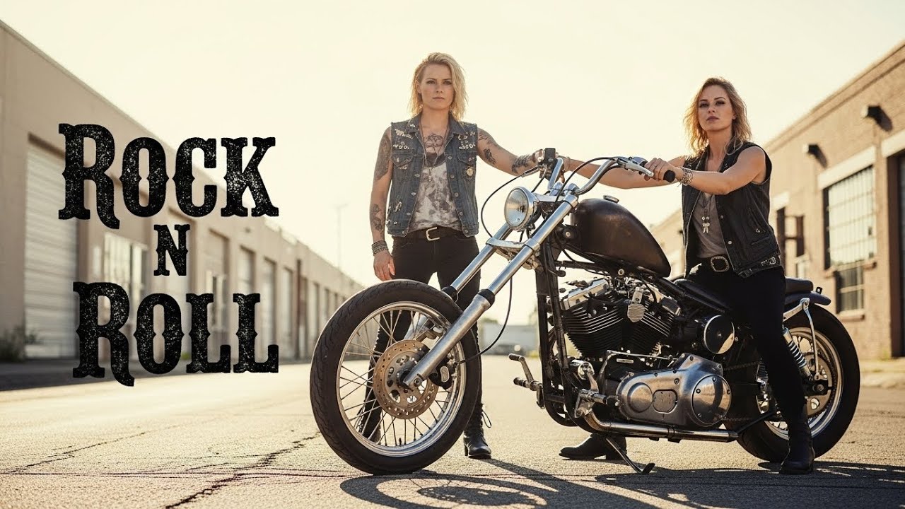 Hard Rock Motorcycle Ride ⚡ Cinematic Rock N Roll Soundtrack for Night Roads