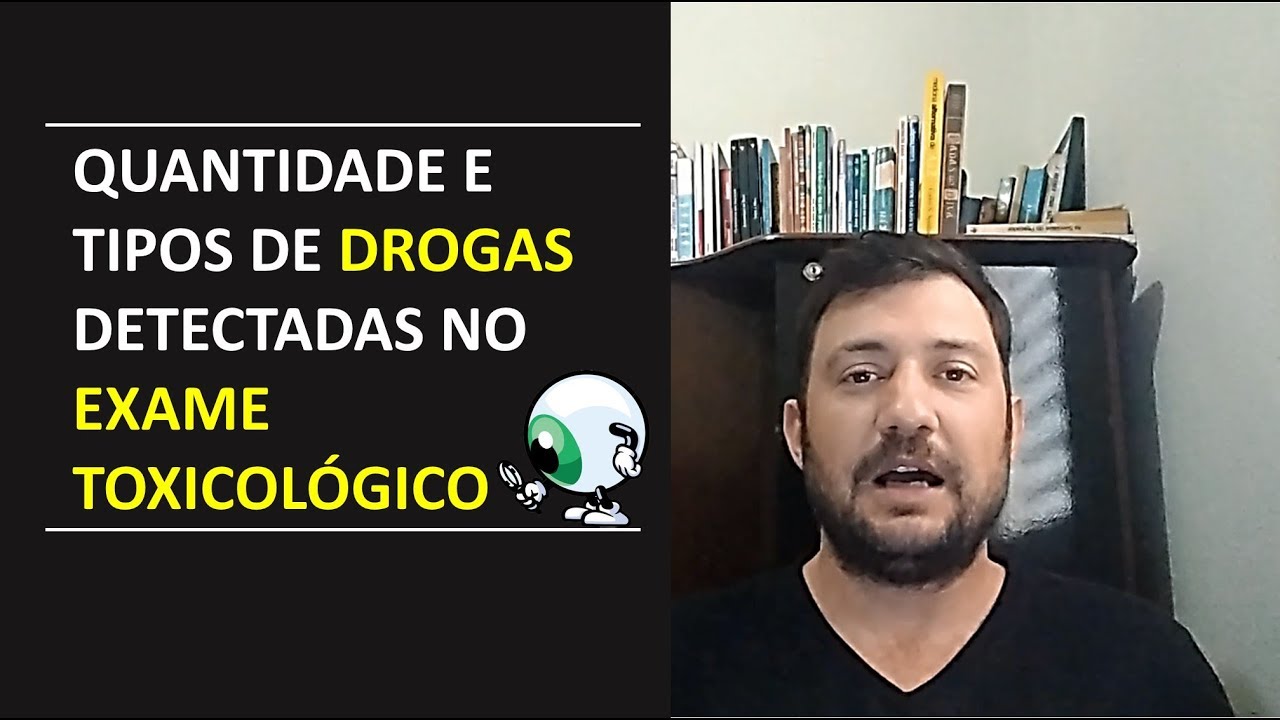 Quantidade e tipos de DROGAS detectadas no EXAME TOXICOL&Oacute;GICO