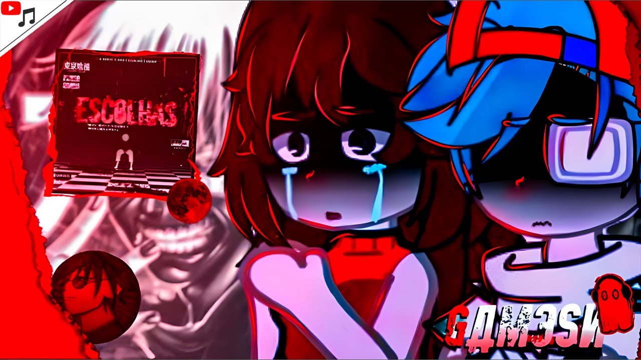 Friday Night Funkin react ao rap do Kaneki e Rize | Escolhas {AS/AU}
