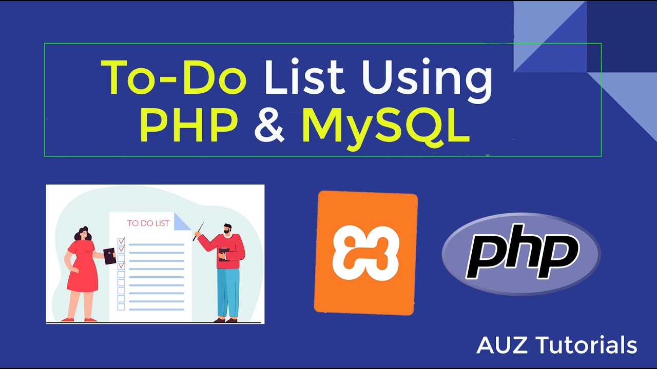 Как создать простой список дел с помощью PHP и MySQL